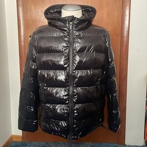🖤MICHAEL KORS Men’s Black Hooded PufferJacket XL